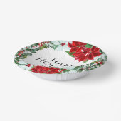 Feiertag Modernes Weihnachtsfest im Unternehmen Pa Pappteller (Gewinkelt)