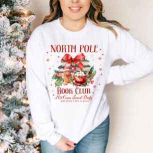 Feiertag Nordpol Bucher Weihnachten Sweatshirt
