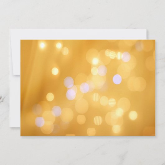 Feiertag oder Abendessen Einladung (Rückseite)