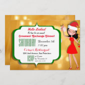 Feiertag oder Abendessen Einladung (Vorne/Hinten)