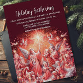 Feiertag Pastel Zeichnend Weihnachtsangeln Einladung