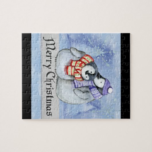 Feiertag Penquins Puzzle (Horizontal)