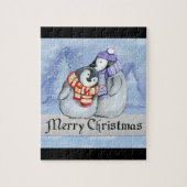 Feiertag Penquins Puzzle (Vertikal)