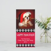 Feiertag Personalizable Foto-Karte - glückliches Feiertagskarte (Stehend Vorderseite)