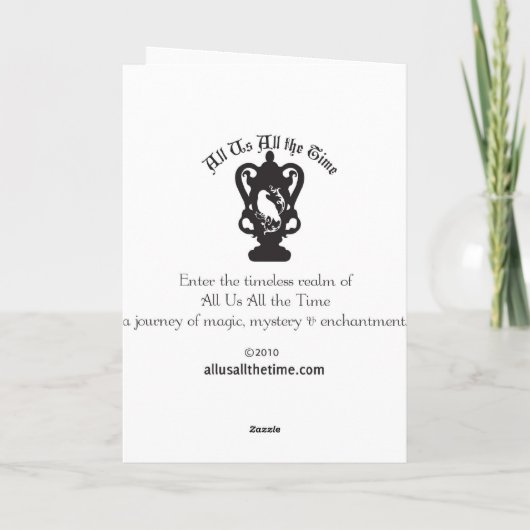 Feiertag Pinecone Karte (Rückseite)