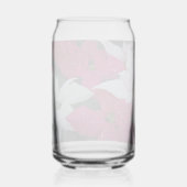 Feiertag Poinsettias Floral Dosenglas (Rückseite)