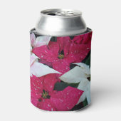 Feiertag Poinsettias Floral Dosenkühler (Kanne Vorderseite)