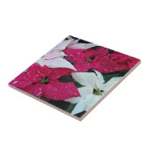 Feiertag Poinsettias Floral Fliese (Seite)