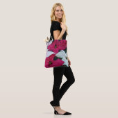 Feiertag Poinsettias Floral Tasche (Am Model)