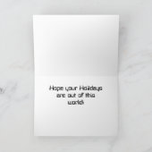 Feiertag Rocket Feiertagskarte (Innenseite)