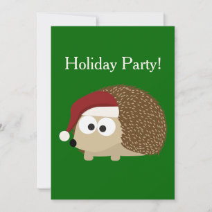 Feiertag! Santa Igel Einladung