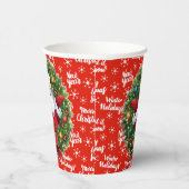 Feiertag Santa Pappbecher (Rechts)