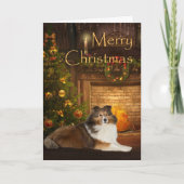 Feiertag Sheltie Feiertagskarte (Vorderseite)