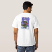 Feiertag T Rex T-Shirt (Schwarz voll)