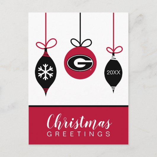 Feiertag University of Georgias | Feiertagspostkarte (Vorderseite)