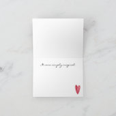 Feiertag Vielen Dank für Ihre schöne Silvesterkart Dankeskarte (Innenseite)