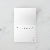 Feiertag Vielen Dank für Ihre schöne Silvesterkart Dankeskarte (Innenseite)