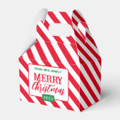 Feiertag/Weihnachten Candy Strip Geschenk/Gefallen Geschenkschachtel (Rückseite)
