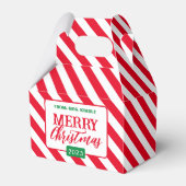 Feiertag/Weihnachten Candy Strip Geschenk/Gefallen Geschenkschachtel (Vorderseite)