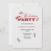 Feiertag Weihnachten Einladung (Vorderseite)