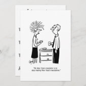 Feiertag - Weihnachten, Neue Jahre Einladung (Vorne/Hinten)