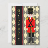 Feiertag, Weihnachten Party Einladung, Nutcracker Einladung (Vorderseite)