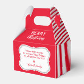 Feiertag/Weihnachtsgeschenk/Gefallen Box Geschenkschachtel (Rückseite)