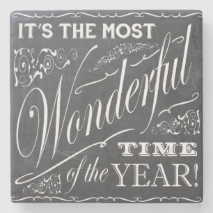 Feiertag Weihnachtstafel Steinuntersetzer