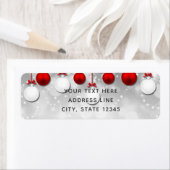 Feiertag Winter Rotes Weißes Sparkle (Insitu)