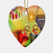 Feiertag Winter Strumpf Zielort Geschenke Keramikornament (Links)