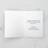 Feiertag wünscht fröhlichen und hellen feiertagskarte (Innenseite)