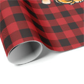 Feiertag Zebra, Giraffe, Tiger Geschenkpapier (Rolleneckpunkt)