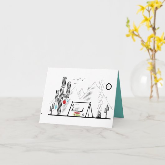 Feiertage 1 karte (Gelbe Blume)