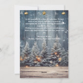 Feiertage: 3-Foto-Weihnachtskarte Feiertagskarte (Rückseite)