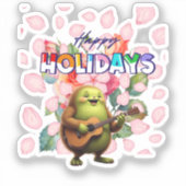 Feiertage-Aufkleber Aufkleber (Vorderseite)