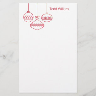 Feiertage Briefpapier