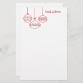 Feiertage Briefpapier (Vorne/Hinten)