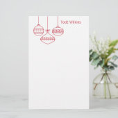 Feiertage Briefpapier (Stehend Vorderseite)