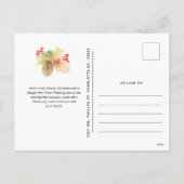 Feiertage der Polizei | Weihnachts-Foto Feiertagspostkarte (Rückseite)