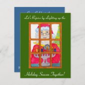 Feiertage Einladung (Vorne/Hinten)