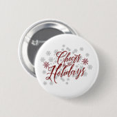 Feiertage - Eleganter Feierabend Button (Vorne & Hinten)