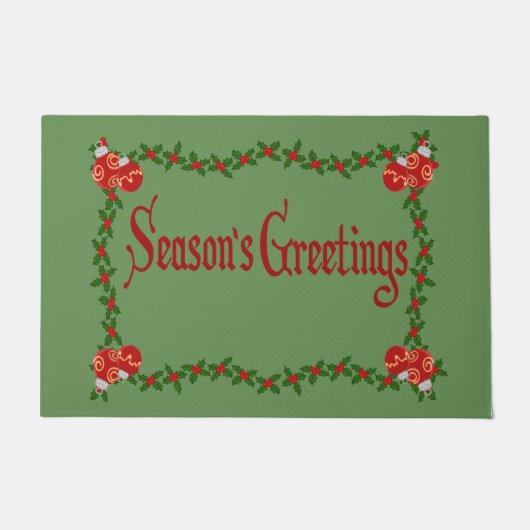 Feiertage-Feiertage-Besuch Fußmatte (Vorderseite)