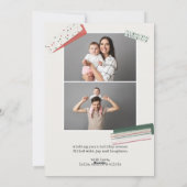 Feiertage | Festivals 3 Foto Feiertagskarte (Rückseite)