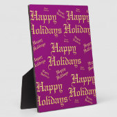 Feiertage Fotoplatte (Seite)