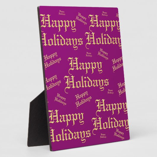 Feiertage Fotoplatte (Seite)