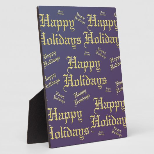 Feiertage Fotoplatte (Seite)