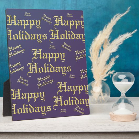 Feiertage Fotoplatte (Seite)