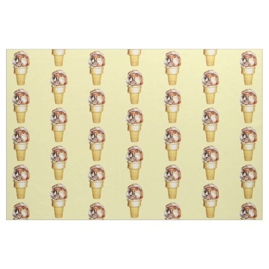Feiertage für Eiskrem Stoff (Fat Quarter (45,7 x 55,9 cm))