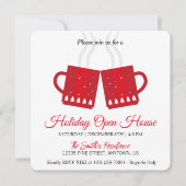 Feiertage, gesalzener Tee, Weihnachtsmagie Feiertagskarte (Vorderseite)