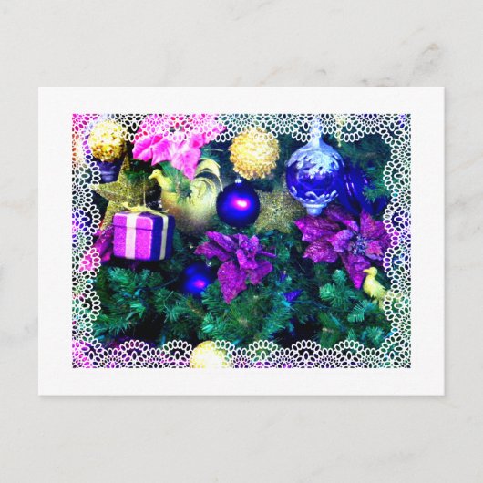 Feiertage Grüße_ Feiertagspostkarte (Vorderseite)